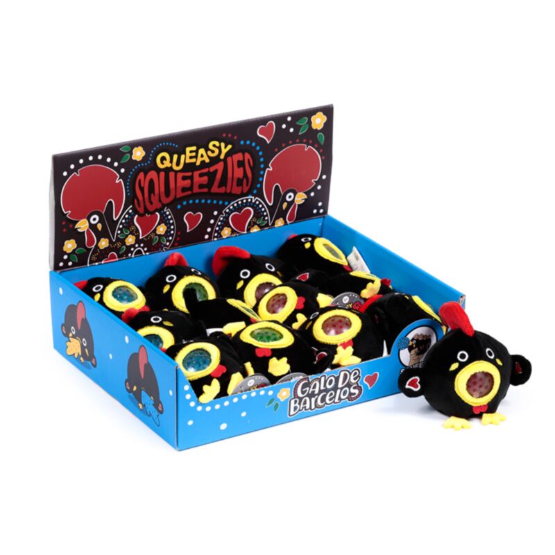 Queasy squeezies galo de barcelos squeeze legetøj