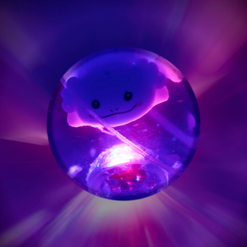 Axolotl højhoppende LED-blinkende hoppebold