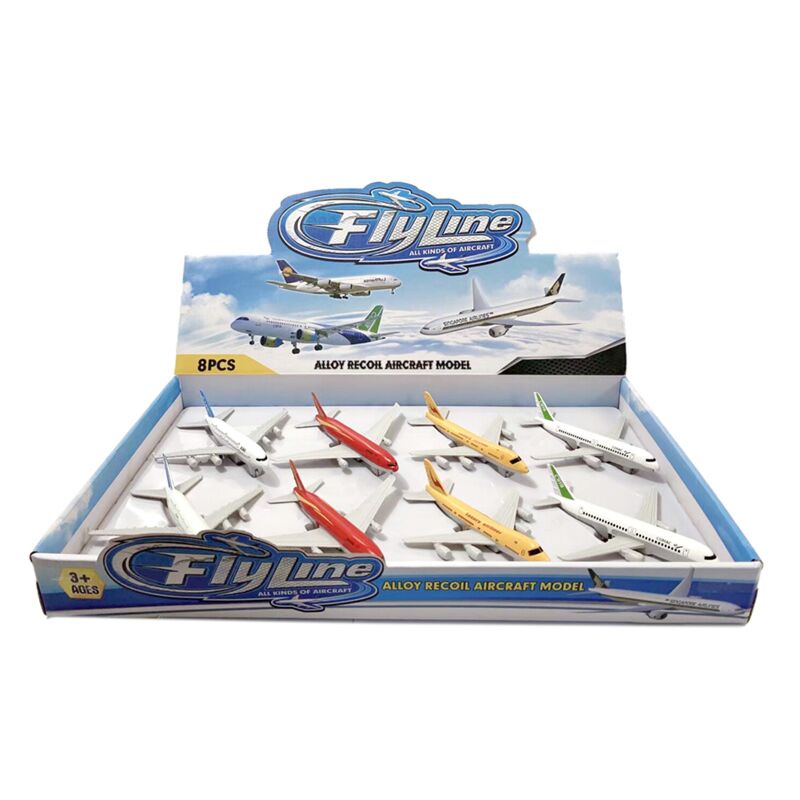 Flyline jetfly friktion pull back action legetøj