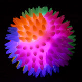 Spids hoppebold med LED 7cm