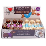 Hunde fjer fidget børnelegetøj