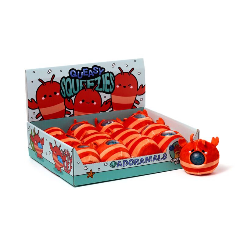 Queasy Squeezies Adoramals Lobster Squeeze Toy