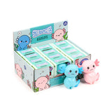 Stretch squeeze legetøj axolotl