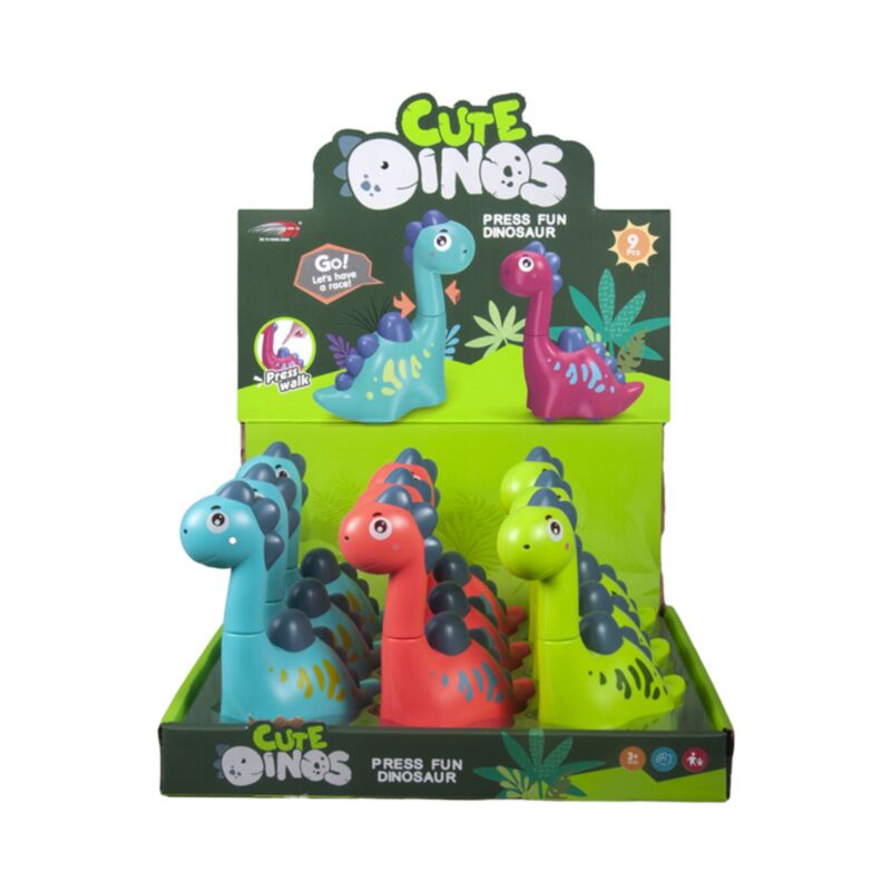Tryk go nuttet dinosaur action legetøj