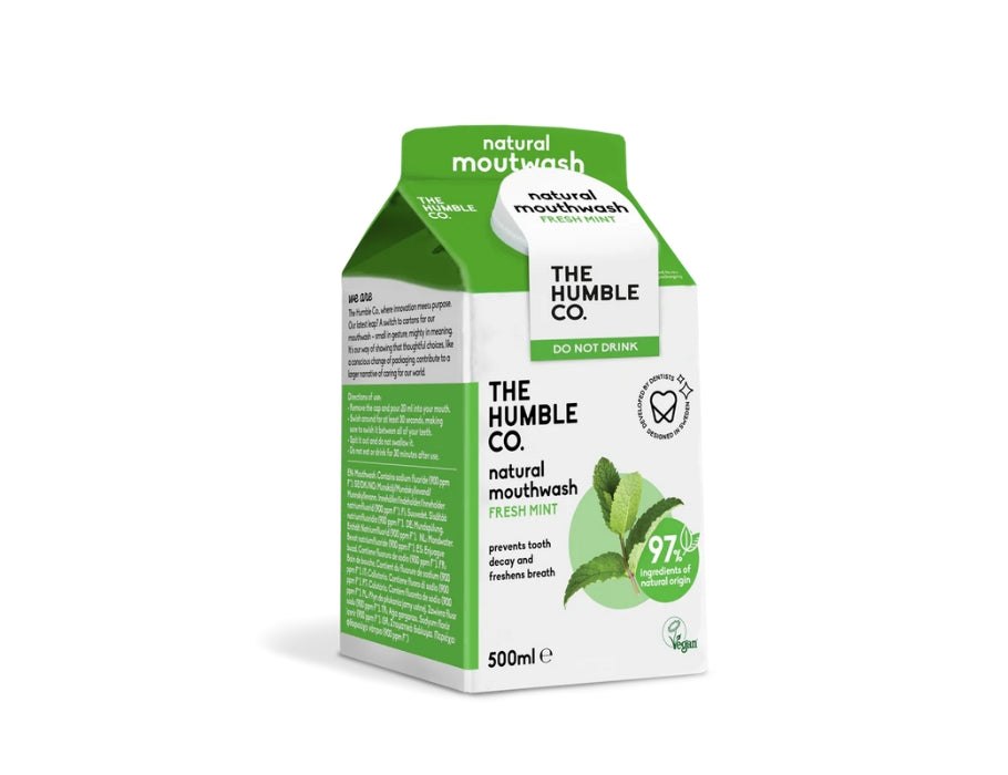 Den ydmyge co. mundskyl frisk mynte - 500 ml