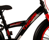 Volare Thombike Children's Bicycle - Drenge - 18 tommer - Sort rød