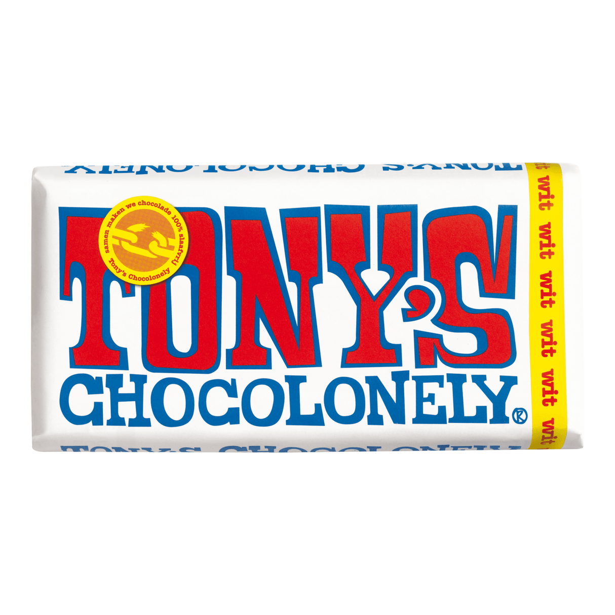 Tony's chocolonely bar hvid chokolade (15x 180gr)