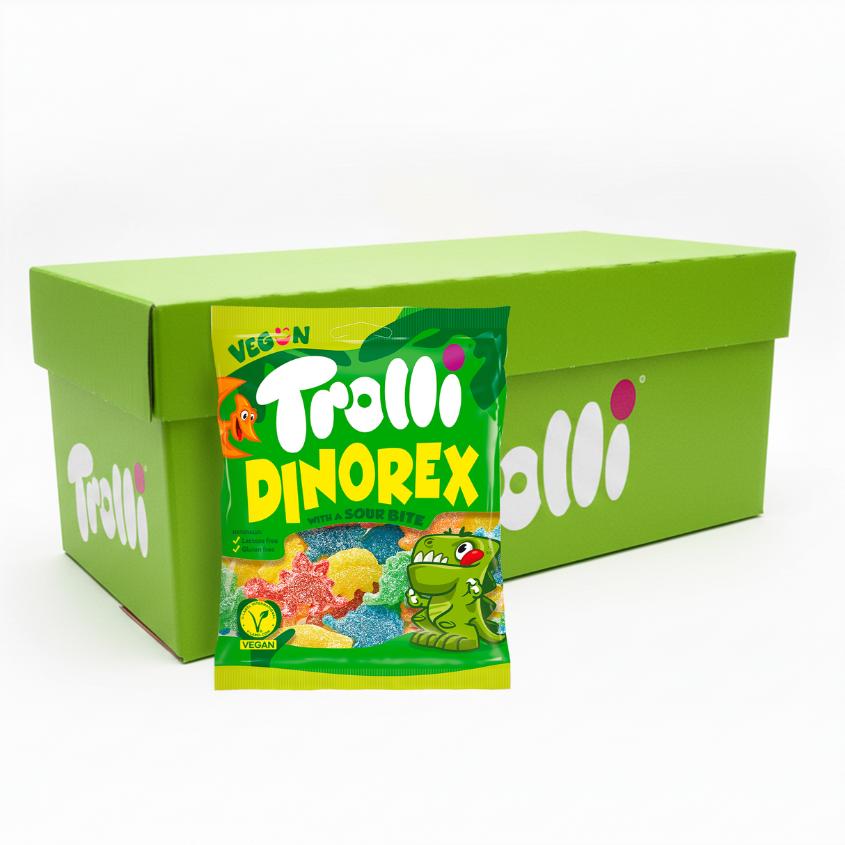 Trolli dino rex veggiepose (18x200g)