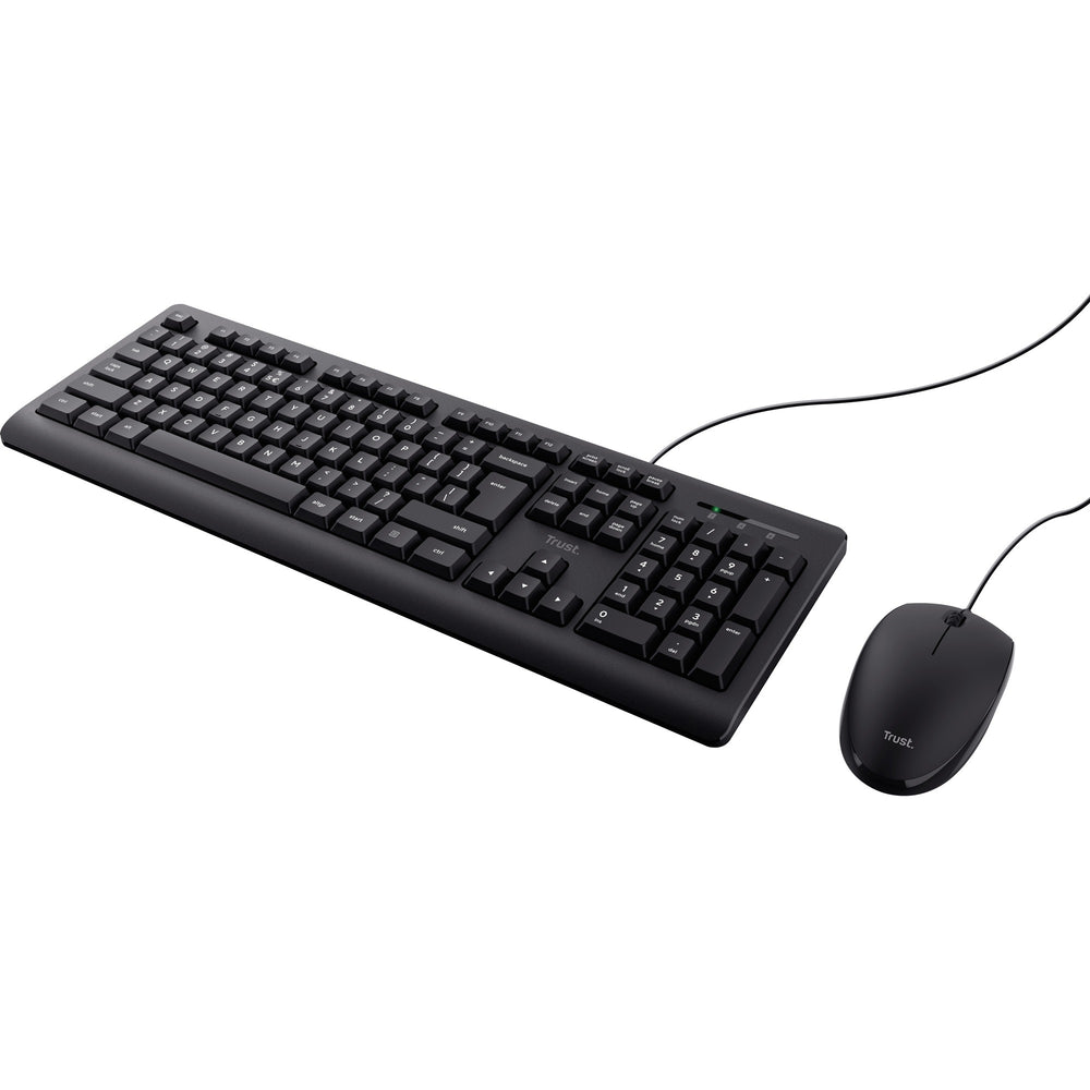 Tillid tilsluttet tastatur og musesæt