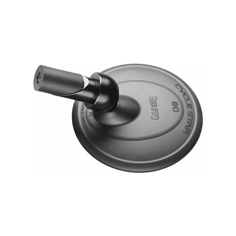 Busch + müller busch müller spejl rundt i styr 80mm sort