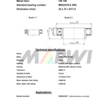 Marwi union kugleleje CB-146 LLB MR22378-E 22x37x8 11� udv.