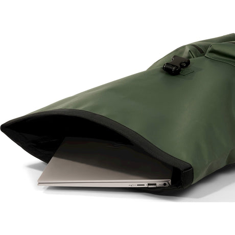 Dutchperfect urban proof rolltop rygsæk rygsæk 20l grøn genbrugt
