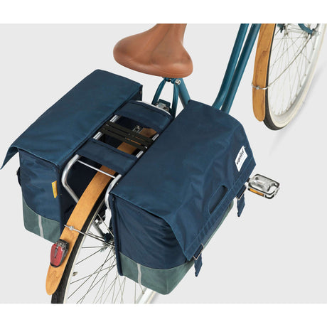 Urban Proof 40L dobbelt cykeltaske - blågrøn