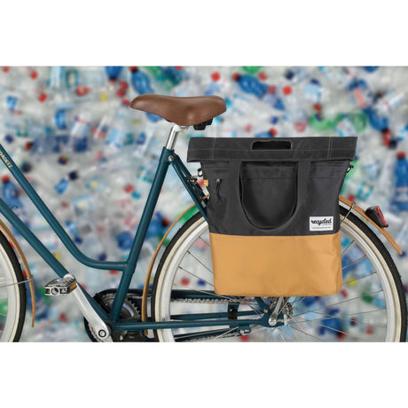 Urban Proof 20L cykelpose - Grå -Yellow - Unisex - Vandbestandigt - Genanvendt kæledyrsmateriale