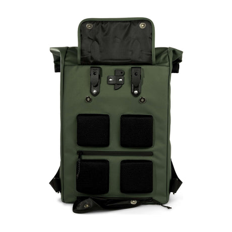 Dutchperfect urban proof rolltop rygsæk rygsæk 20l grøn genbrugt