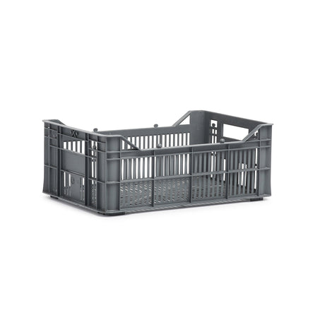 Urban Proof Bicycle Crate Helsinki Plastic 7L Axle Gray 30x20x11 cm