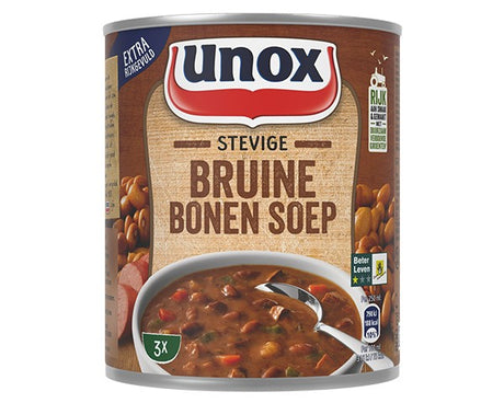 Unox solid brun bønnesuppedåse (6x 0,8 liter)