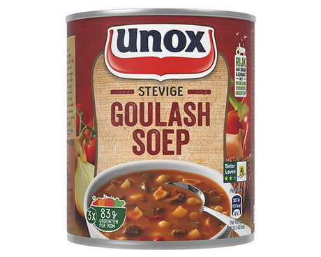 Unox robust gullasch-suppedåse (6x 0,8 liter)