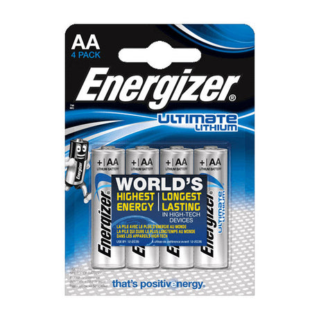 Energizer ultimate lithium LR6 AA blister 4 stk