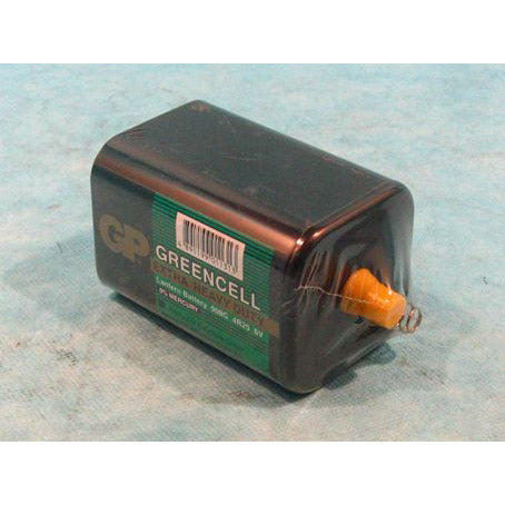 Block battery 6V 4R25 P piece