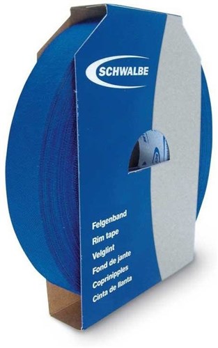 Schwalbe benelux b.v. fælgtape Schwalbe højtryk 50 meter x 19 mm - selvklæbende tekstil (på rulle)