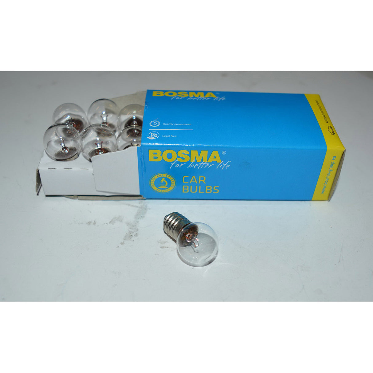 Bosma lampe 6v-0.4a e10 forlygte 6v-2.4w 510641 (10 stk)