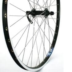 Roland forhjul 28 ryde zac19 shimano qc400 sort rustfrit stål spk