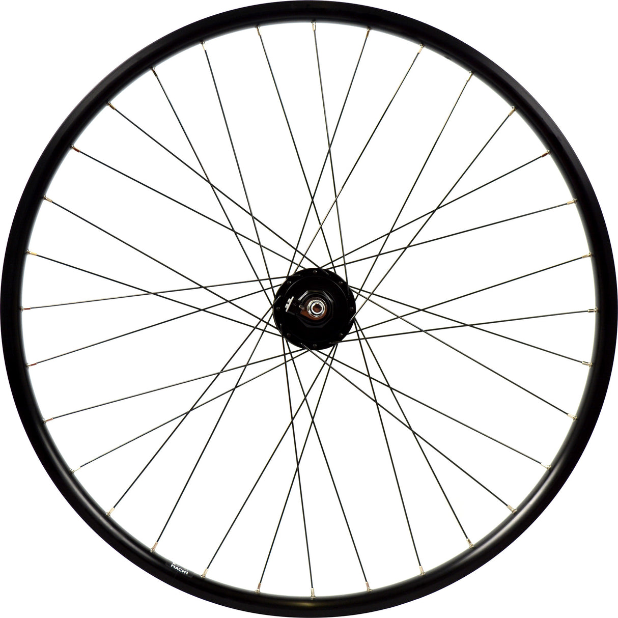 Velox forhjul mach1 m910 28 shimano dyn. skive sort