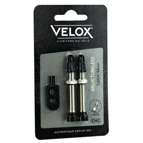Velox TUBELESS VALVE 44MM FV Brass (2PCS)