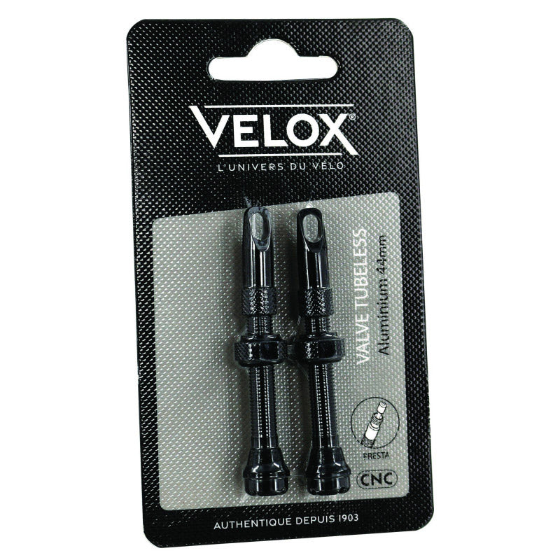 Velox TUBELESS VALVE 44MM FV ALUMINIUM (2PCS)