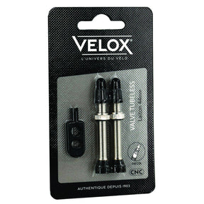 Velox ventiel tubeless presta 60mm messing (2st)