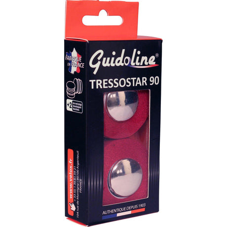 Velox styrtape tressostar 90 bomuldsrød (2 stk)