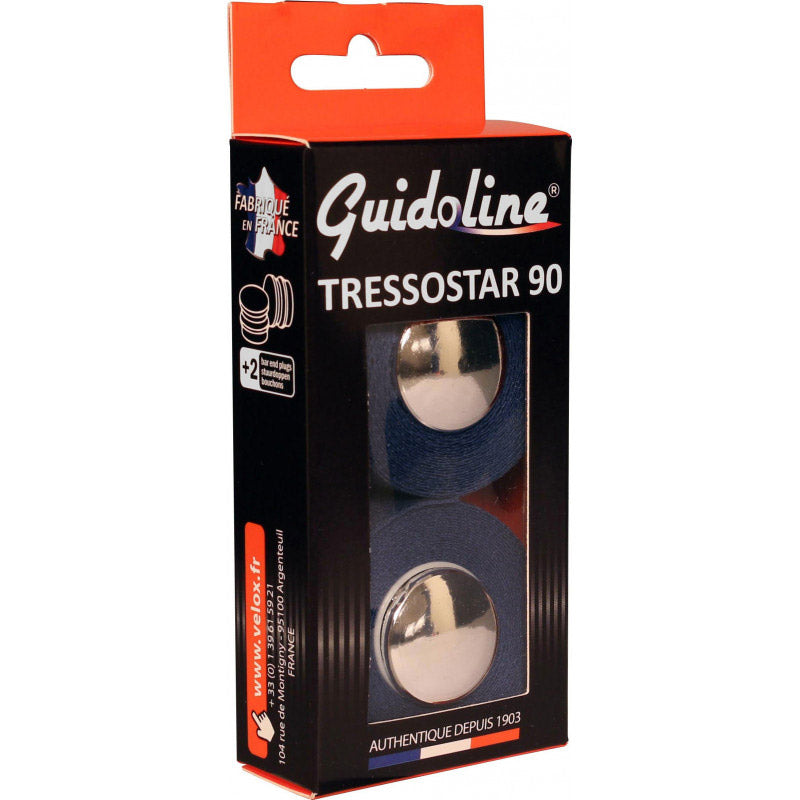 Velox styrtape tressostar 90 bomuld mørkeblå (2 stk)