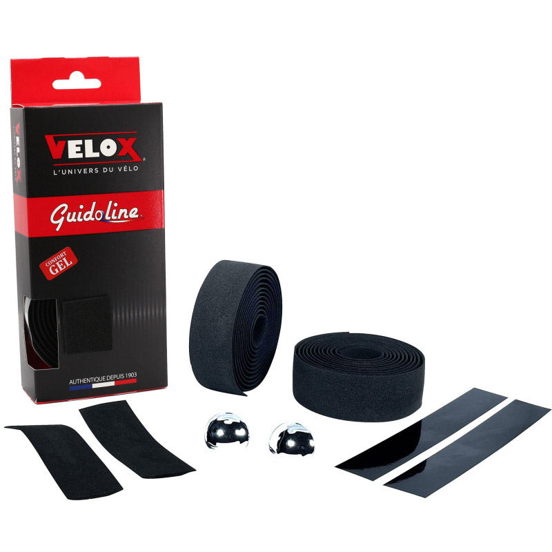 Velox styrtape maxi cork gel sort (2 stk)