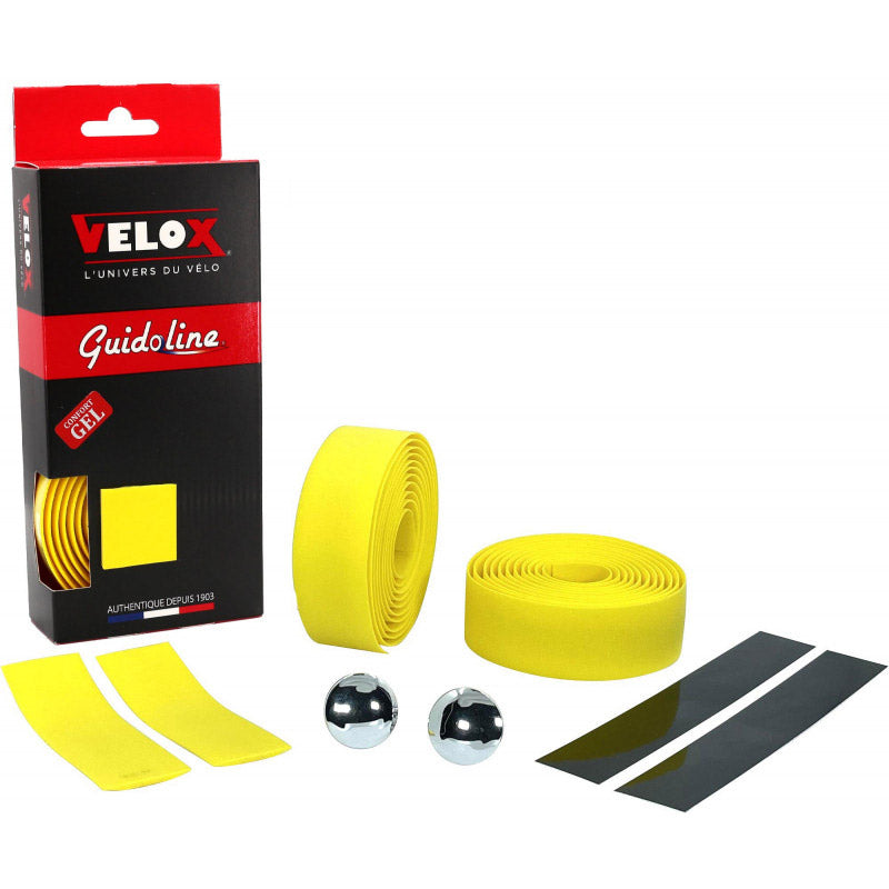 Velox styrtape maxi cork gel gul (2 stk)