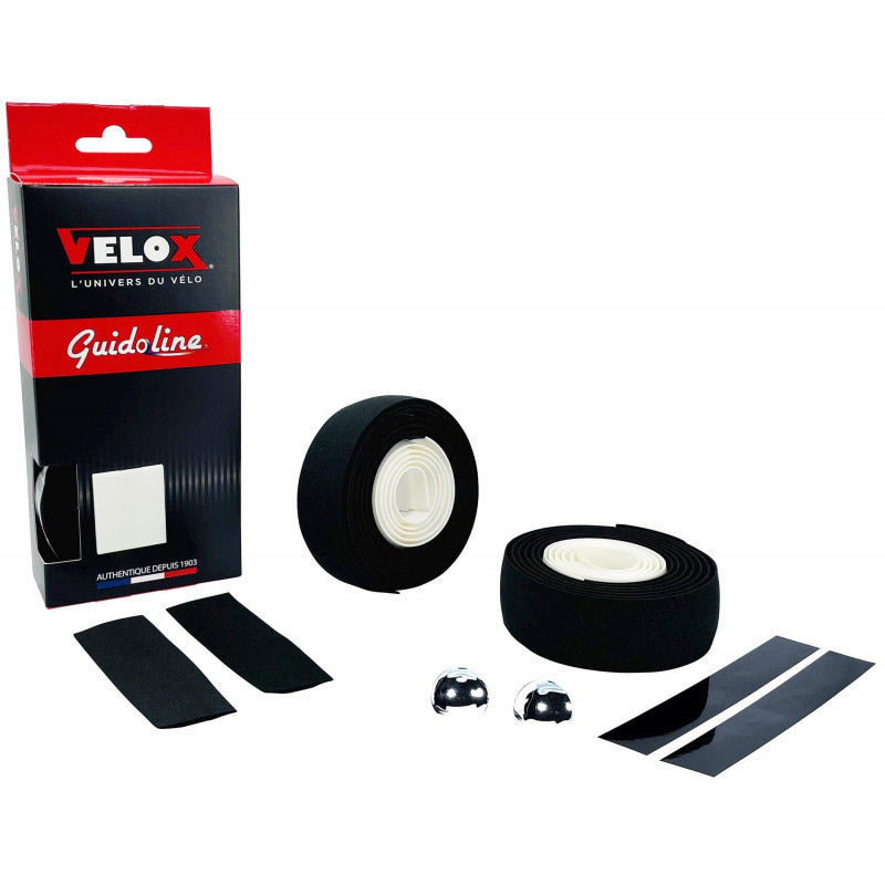 Velox styrtape maxi kork bicolor sort hvid (2 stk)