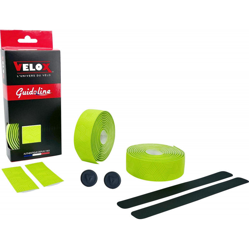 Velox styrtape ultra grip 2,5 limegrøn (2 stk)