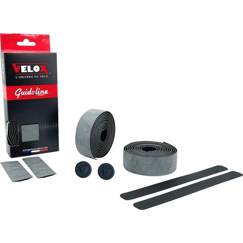 Velox styrtape ultra grip 2,5 grå (2 stk)