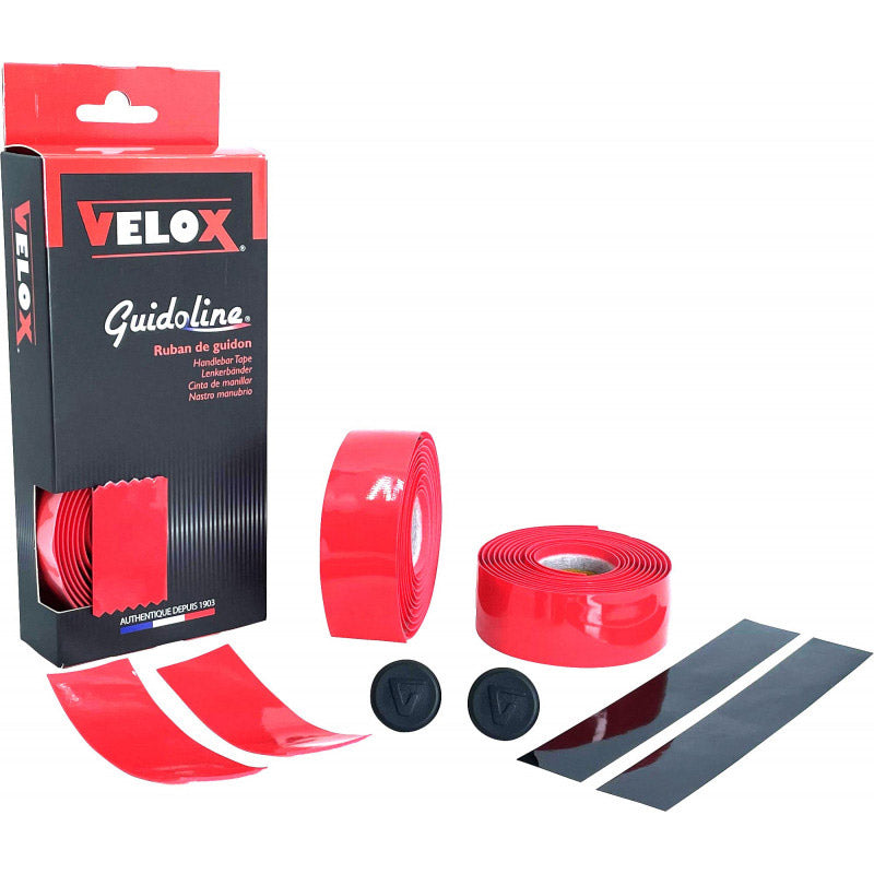 Velox styrtape blank klassisk rød (2 stk)
