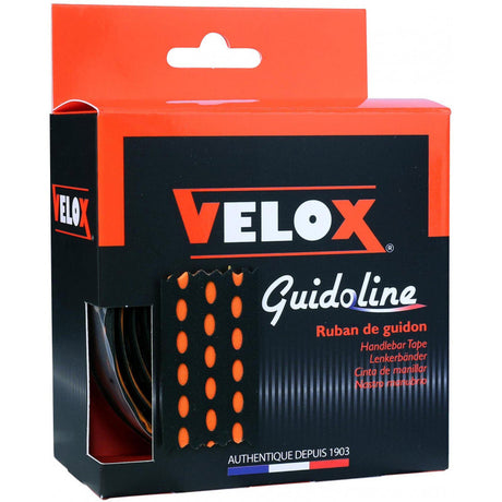 Velox styrtape tofarvet 3.0 sort orange (2 stk)