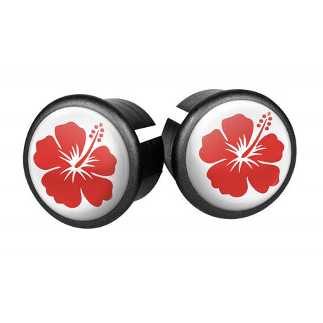 Velox styrhætte Hawaii-blomster (2 stk)