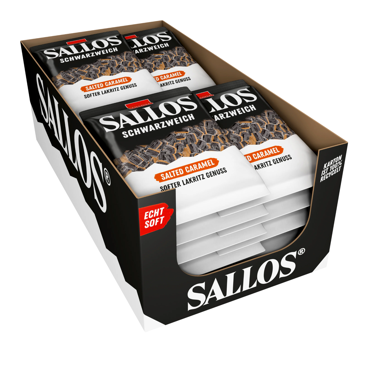 Villosa sallos sort saltet karamel (20x 200gr)
