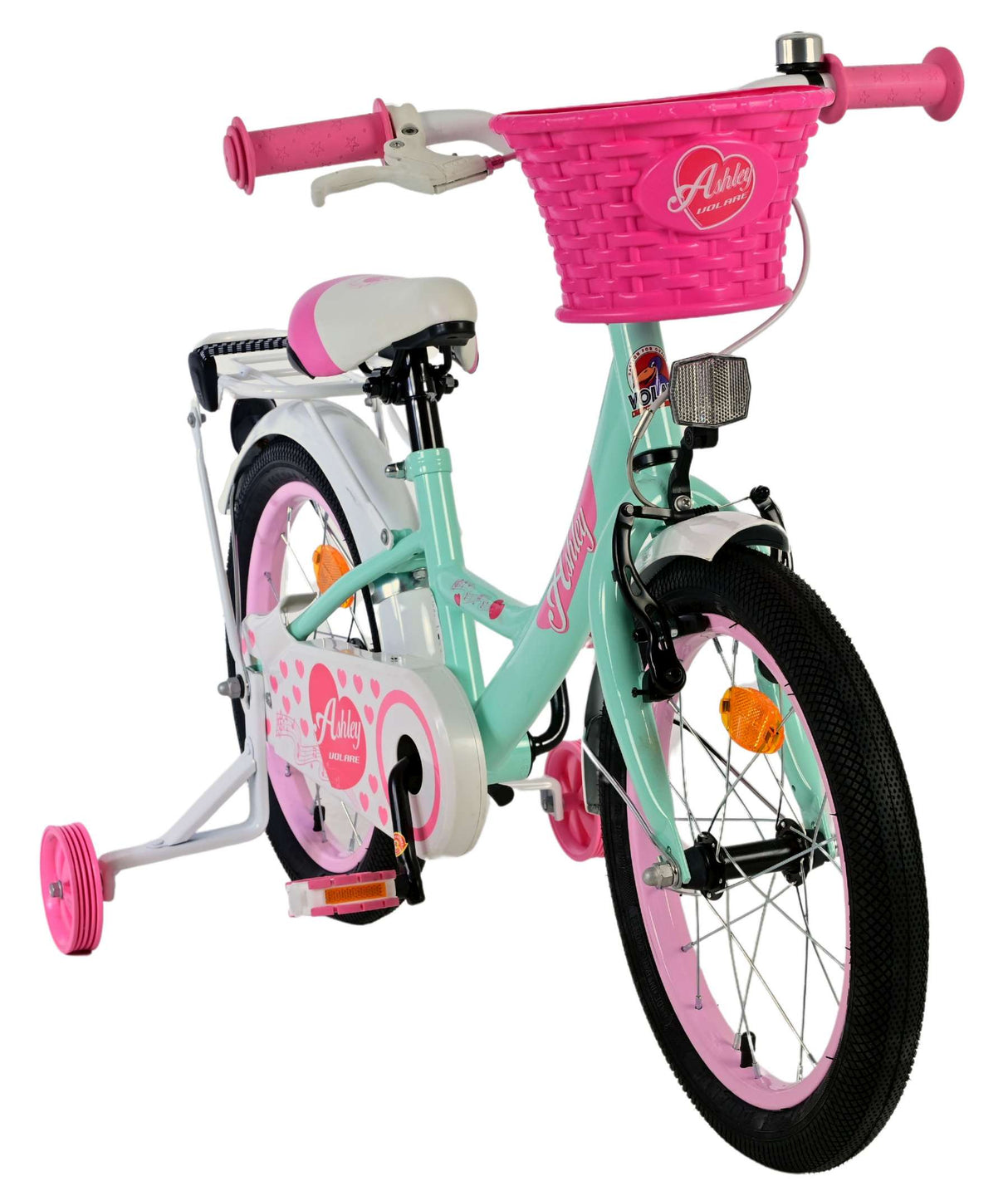 Volare ashley børnecykel - piger - 16 tommer - grøn