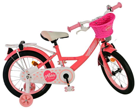 Volare ashley børnecykel - piger - 16 tommer - pink rød