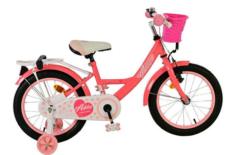 Volare ashley børnecykel - piger - 16 tommer - pink rød