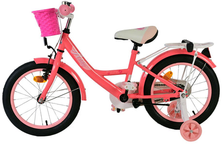 Volare ashley børnecykel - piger - 16 tommer - pink rød