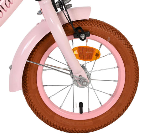 Volare ashley kinderfiets - meisjes - 12 inch - roze - twee handremmen