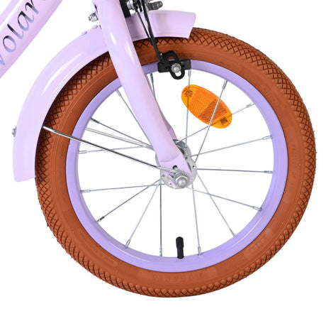 Volare ashley børnecykel - piger - 14 tommer - lilla