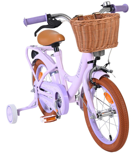Volare ashley børnecykel - piger - 14 tommer - lilla
