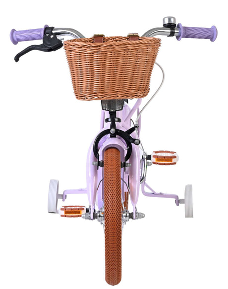 Volare ashley børnecykel - piger - 14 tommer - lilla